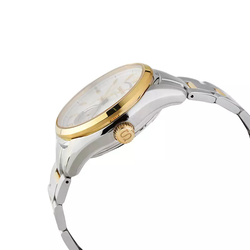 Jam Tangan Pria Seiko Presage SSA306J1 Automatic Silver Dial Dual Tone Stainless Steel Strap