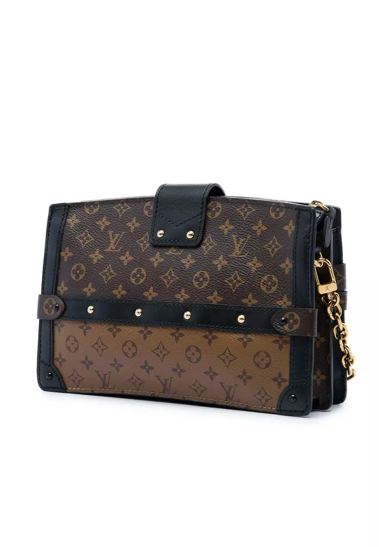Pre-Loved Louis Vuitton Monogram Reverse Trunk Clutch