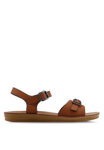 Noveni brown Slingback Sandals 50372SHA0271C3GS_1