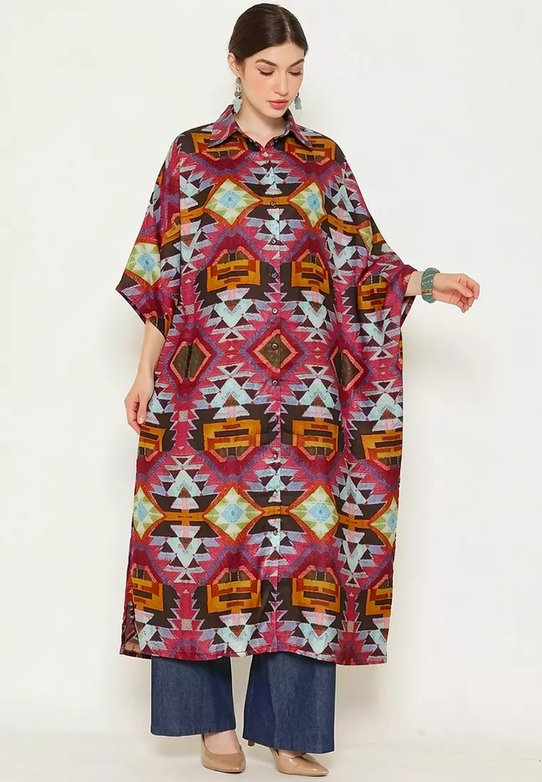 Kanzi Collared Kaftan