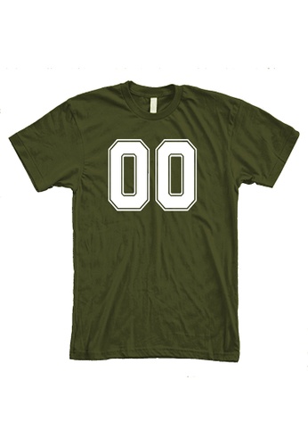 MRL Prints green Number Shirt 00 T-Shirt Customized Jersey 86012AA80F9B87GS_1