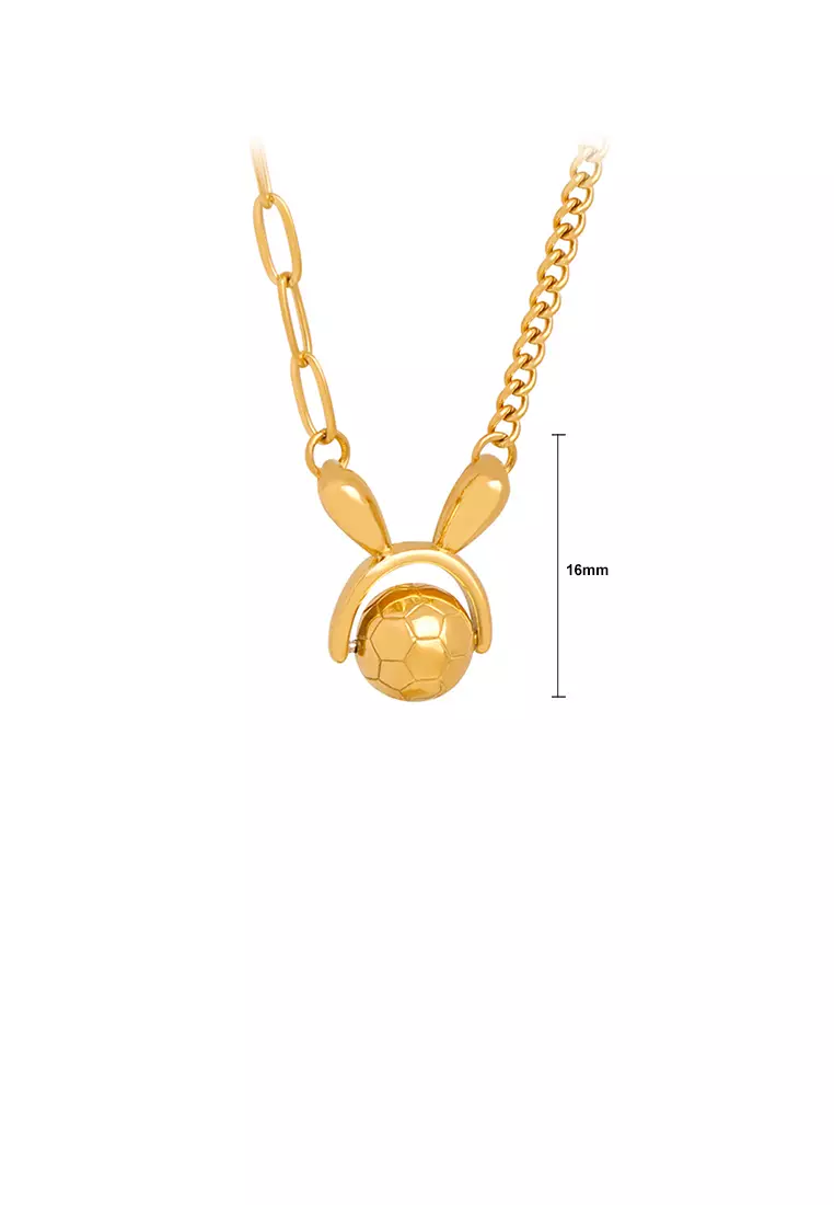 Gold football pendants shop