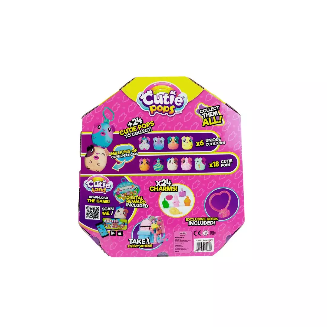 CUTIE POPS - CLIP, POP AND CONNECT - FIVE CUTIES BLIND PACK - MAINAN SURPRISE