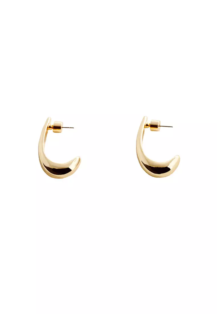 Real gold hoop earrings for clearance women