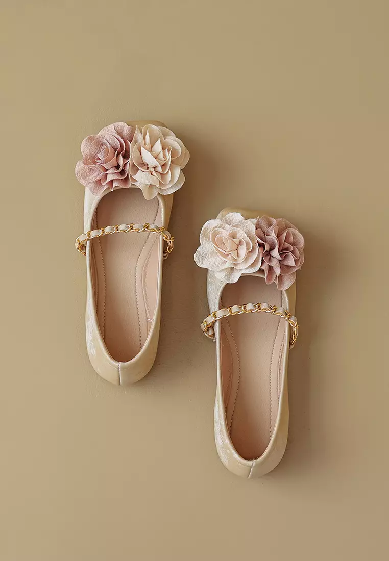 Flower Strap Mary Jane Shoes WW89-1