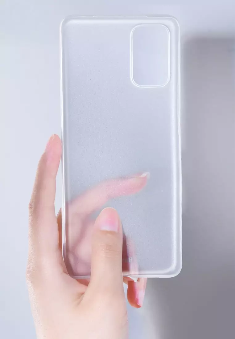 Buy MobileHub Samsung S20 Slim Silicone Matte Back Case (Clear