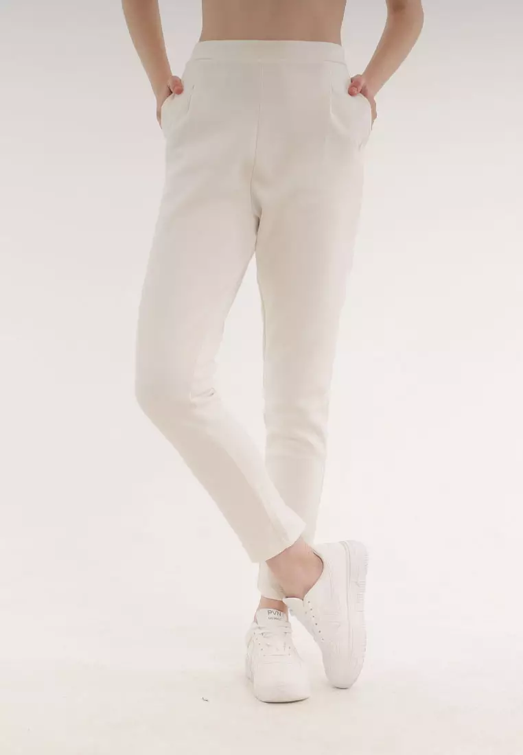 Nina Cullotes, Celana Cullotes Wanita - Ivory