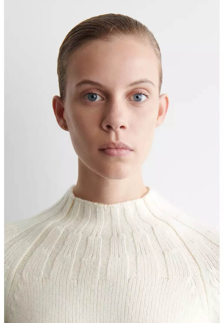 PEPLUM MERINO WOOL JUMPER