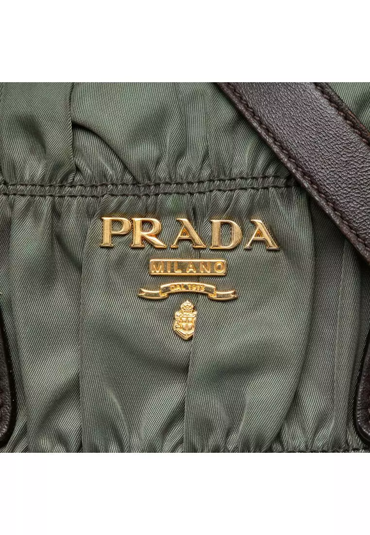 Pre-Loved Prada Tessuto Gaufre Satchel