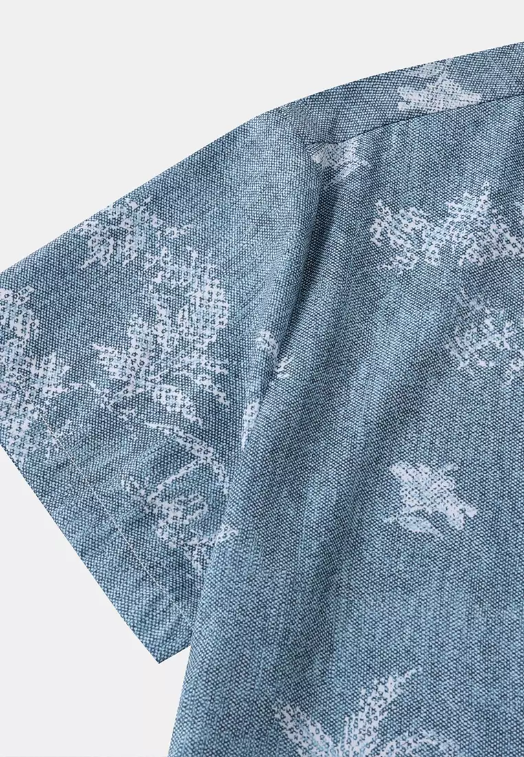 夏威夷印花短袖襯衫 YL-C298