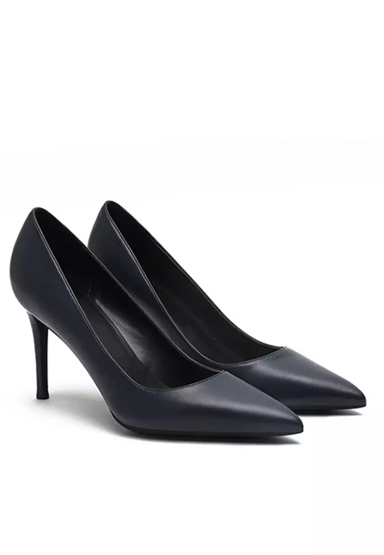 8CM Uniform Pointed High Heel Shoes HZL181