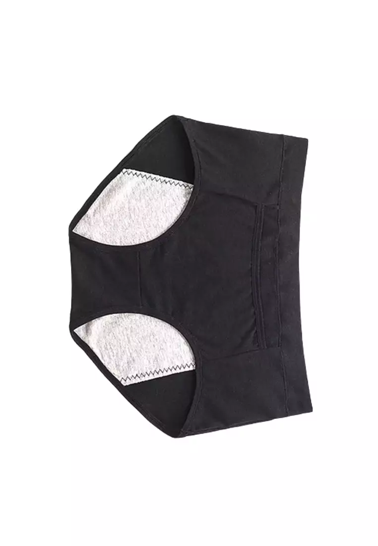 Celana Dalam Wanita Menstrual Panties Leak Proof Breathable L ORIGINAL - Black