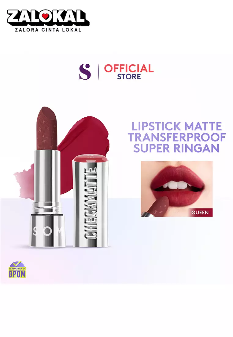 SOMETHINC Checkmatte Transferproof Lipstick - 12 Queen