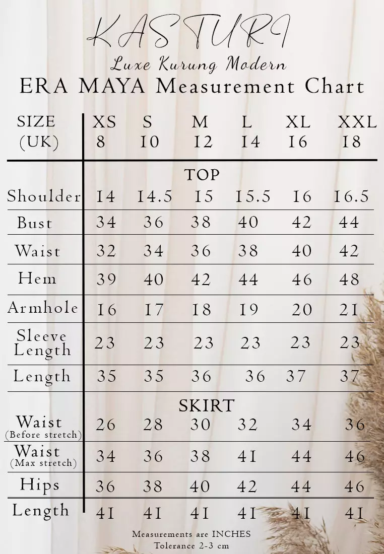 Kasturi Luxe Kurung Modern Chiffon with Sequin Lace