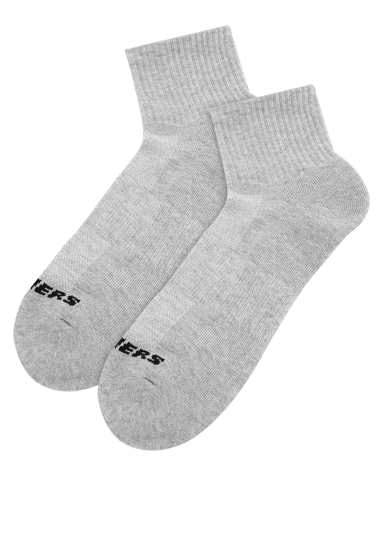 3Pk Mens 1/2 Terry Qtr Crew