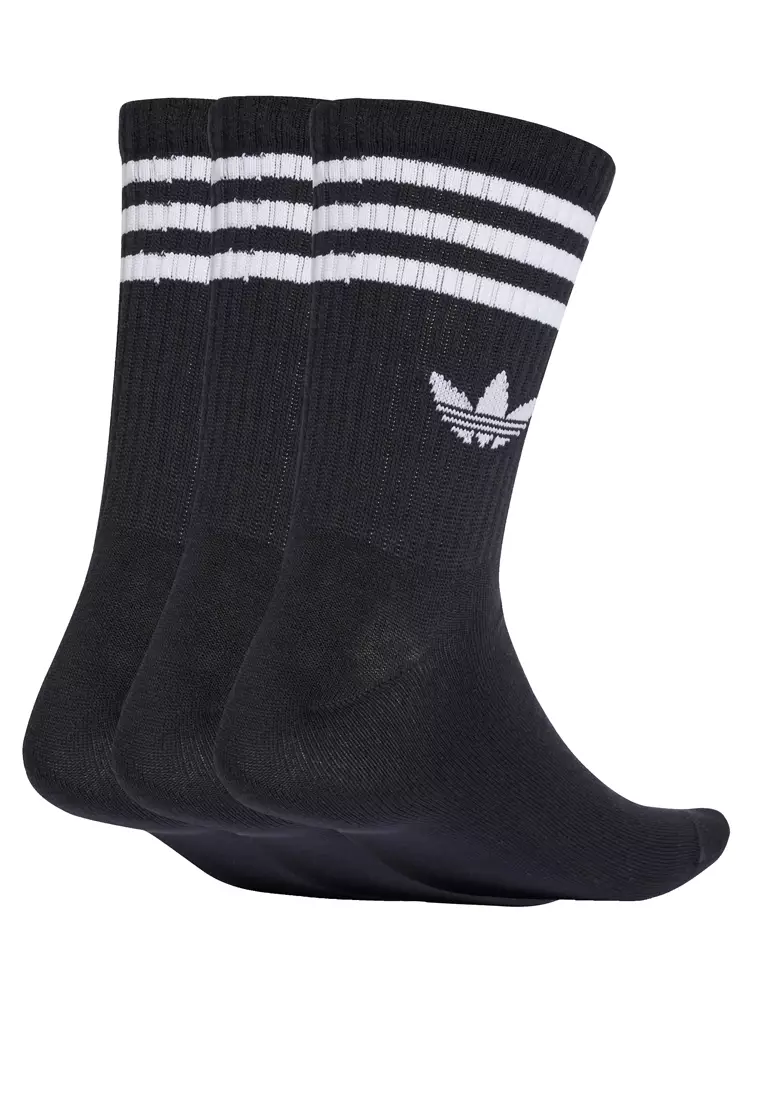 3-Stripes Crew Socks 3 Pairs