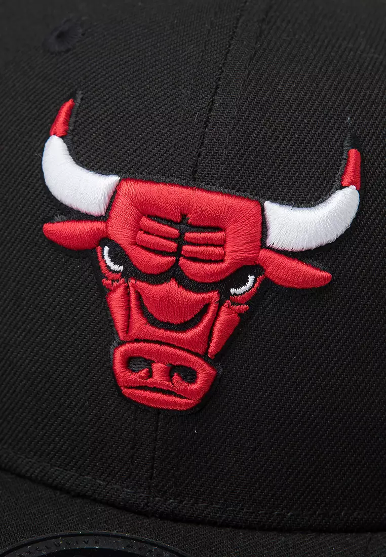 Logo Embroidery Chicago Bulls Mens Flat Flexfit Cap