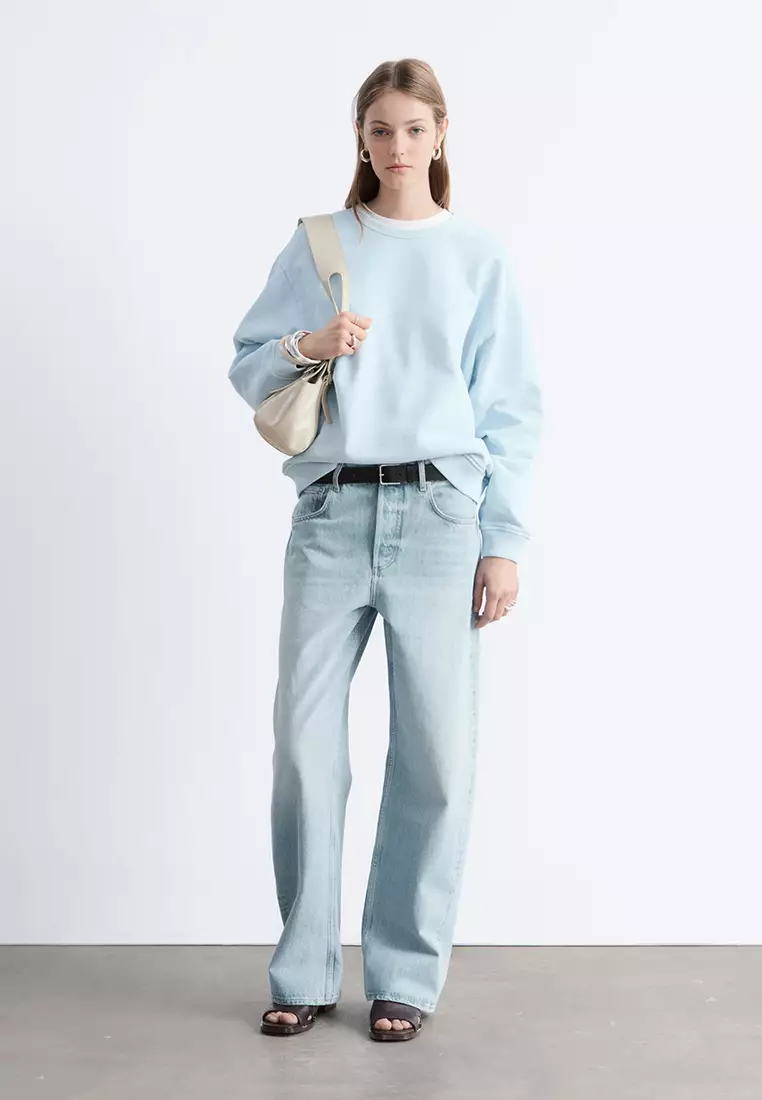 Oversized Cotton-Jersey Sweatshirt