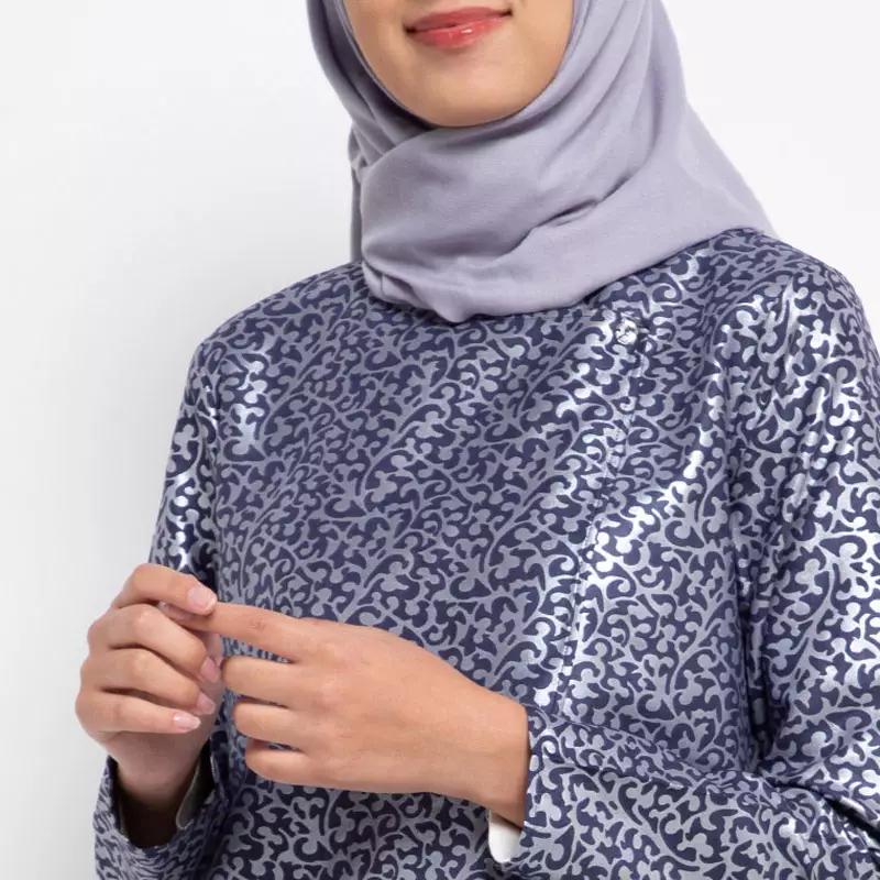 Arya Tunic in Blue Print