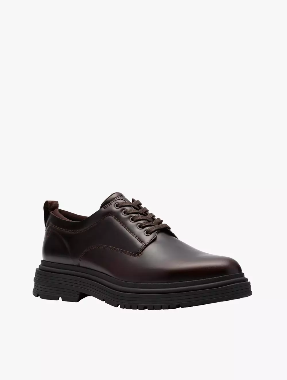 Clarks Badbury Lace Dark Brown Lea