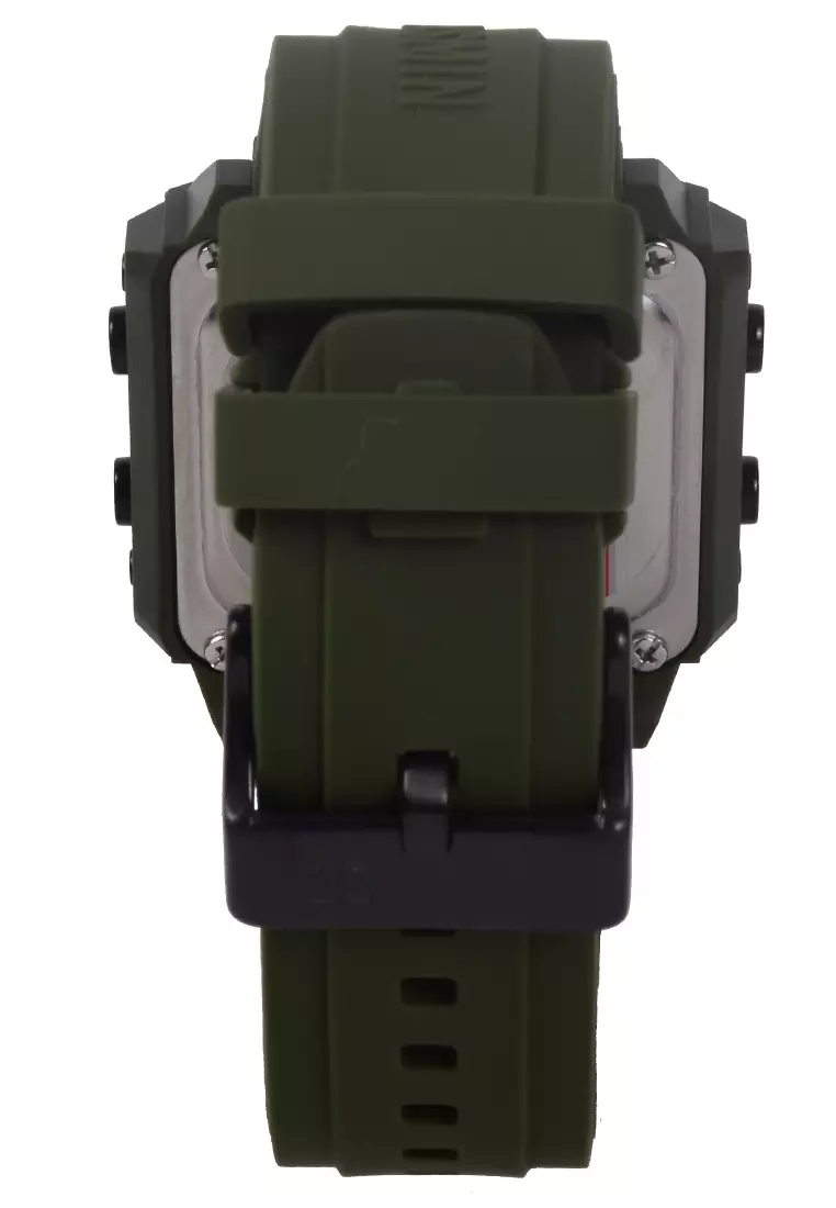 Jonas Jasmin - Male Digital Watches - Jam Tangan Digital Pria - Green - Rubber Strap - JJ-5310M-A