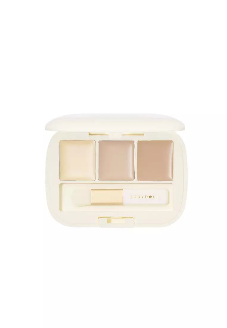 JUDYDOLL Three-Color Concealer Palette(#01 Full Coverage)(1pc) 1piece