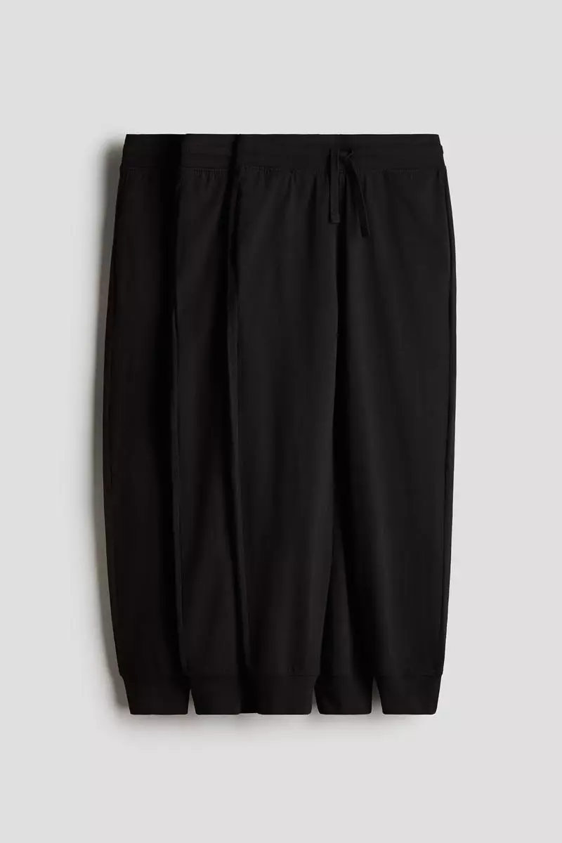 Buy H M 3 pack cotton jersey joggers 2024 Online ZALORA Philippines