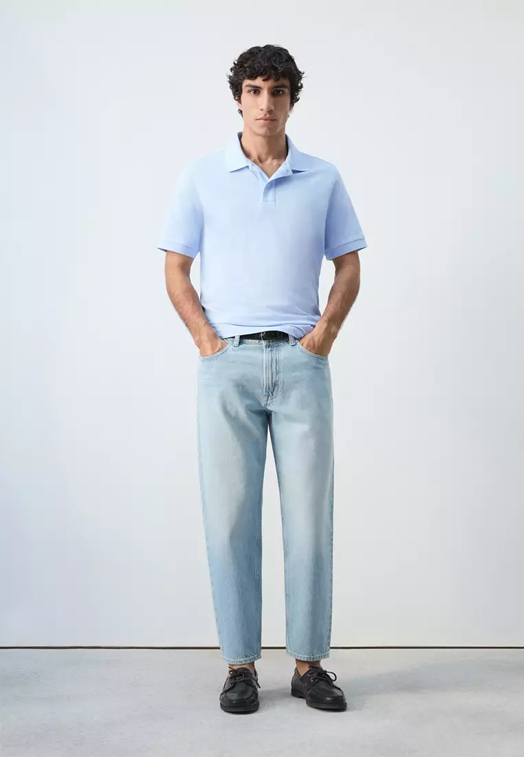 Regular-Fit Cotton Piqué Polo Shirt