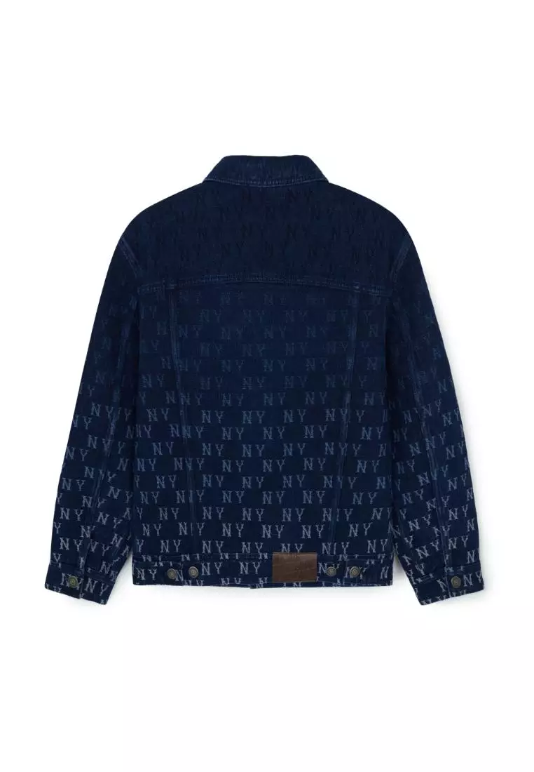 CLASSIC MONOGRAM GRADATION DENIM TRUCKER JACKET NEW YORK YANKEES