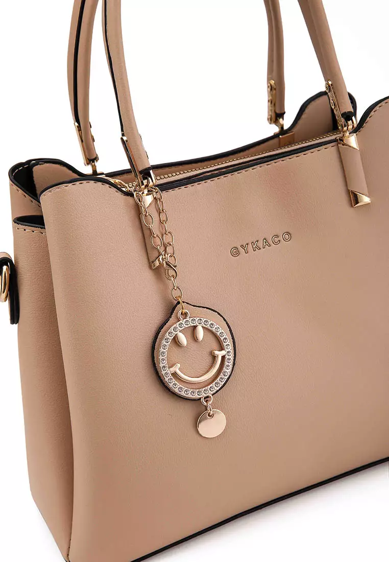GYKACO WILLOW Khaki - Tas Wanita Hand bag - Fashion Top Handle Bag (Import)