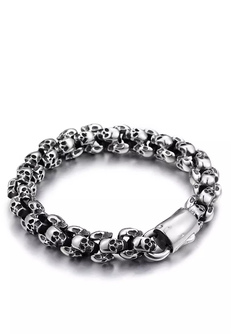 Happy skulls bracelet deals