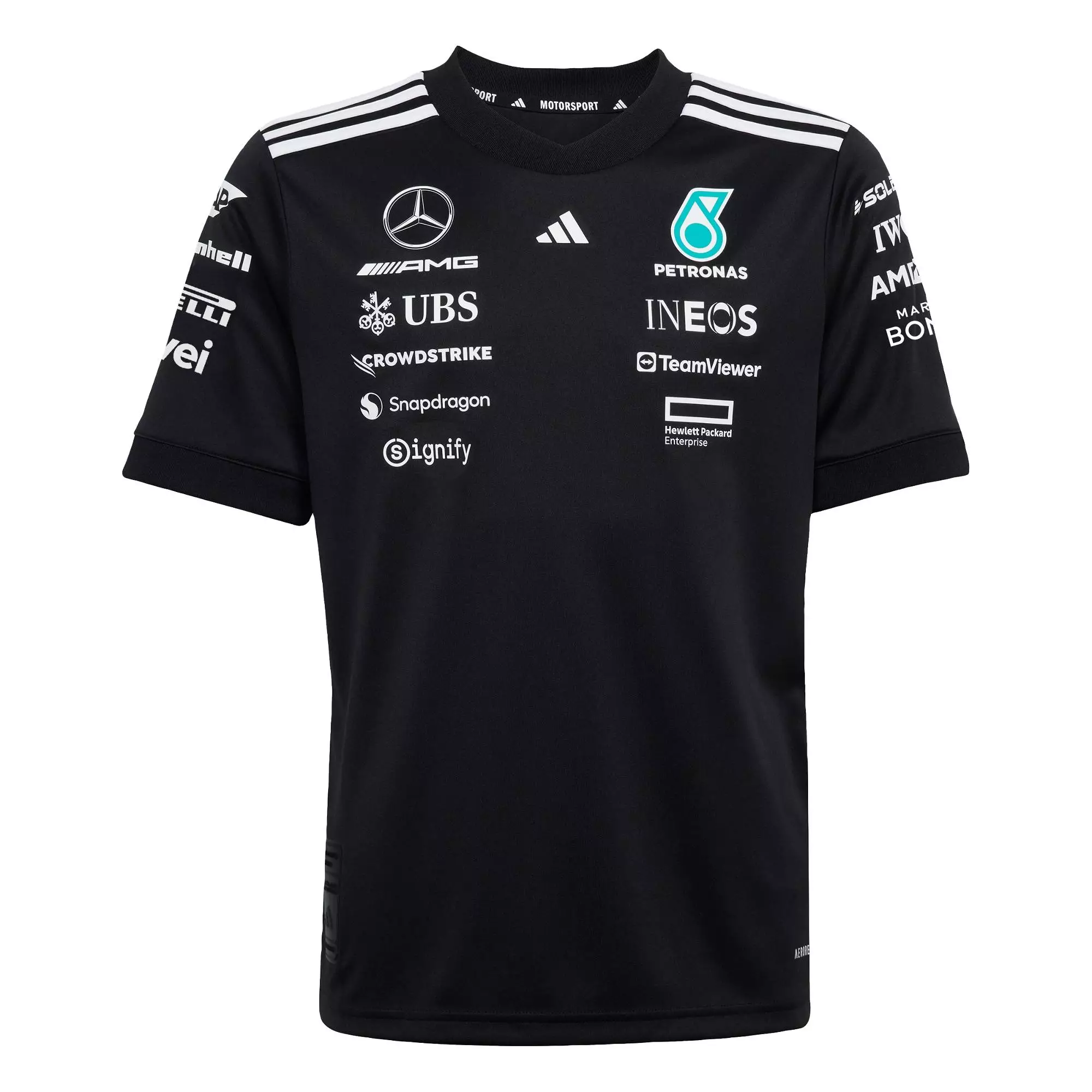 Motorsport MERCEDES - AMG PETRONAS FORMULA ONE TEAM DRIVER JERSEY Unisex Black JW5363
