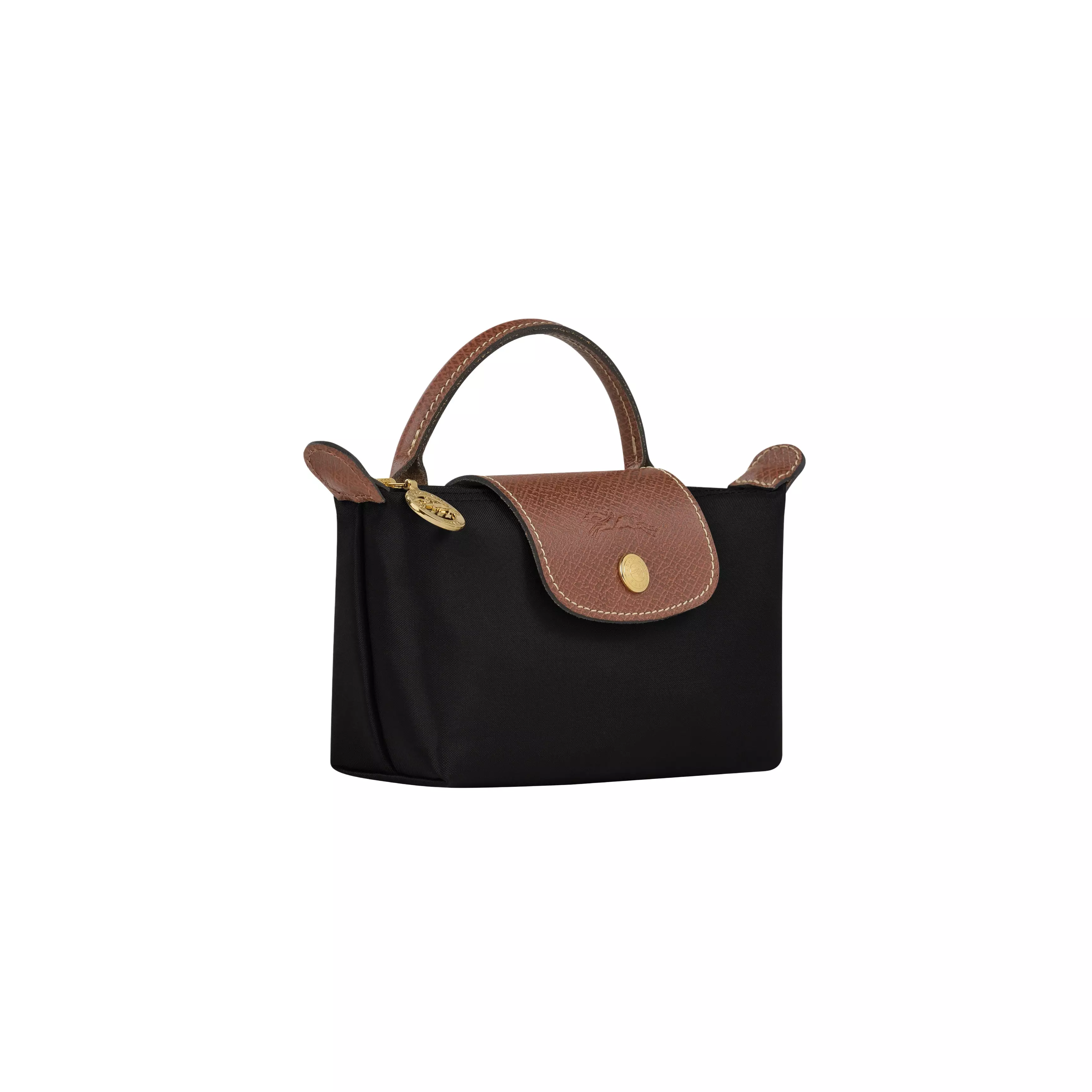 Longchamp Le Pliage Original Pouch with Handle Black