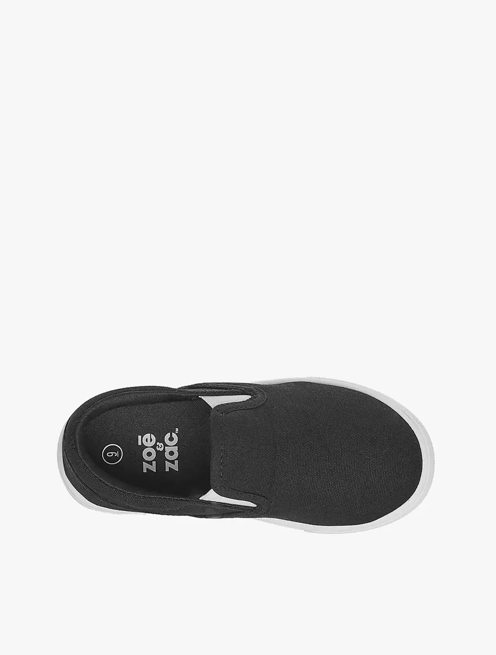 Payless Zoe & Zac Childrens Baby Slip On Shoe - Black_10