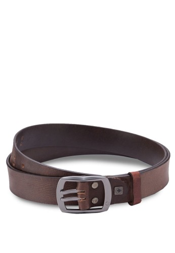 Lesprit旗艦店umberjacks 扣環皮革腰帶, 飾品配件, 皮帶