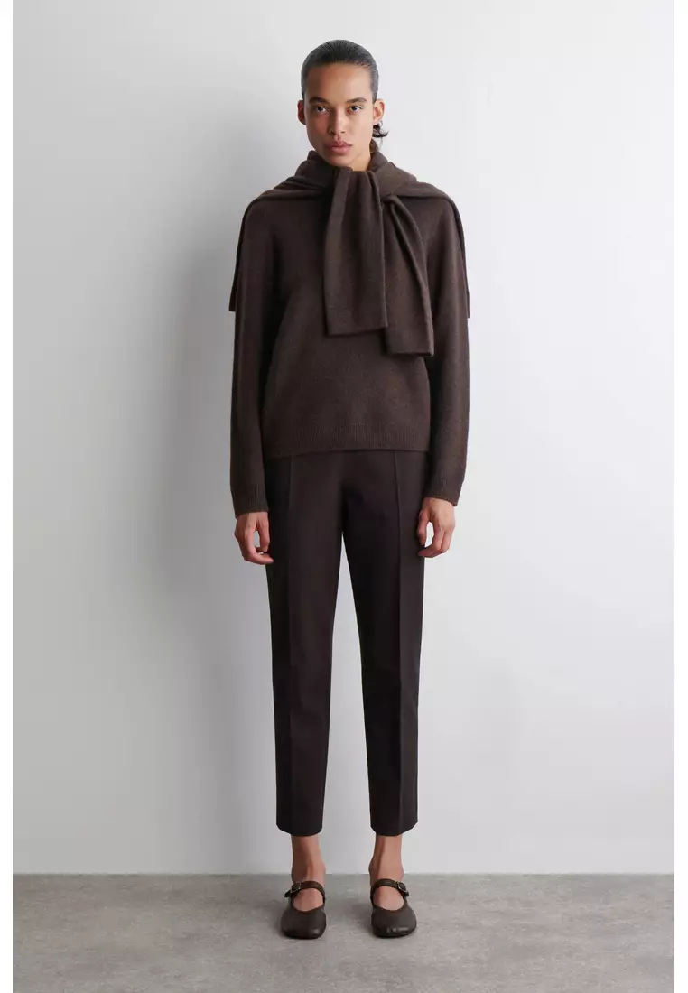 CASHMERE CREW-NECK JUMPER
