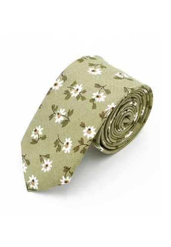 Kings Collection green Flower Pattern Tie KCBT2203 05F48AC4BFE01CGS_1