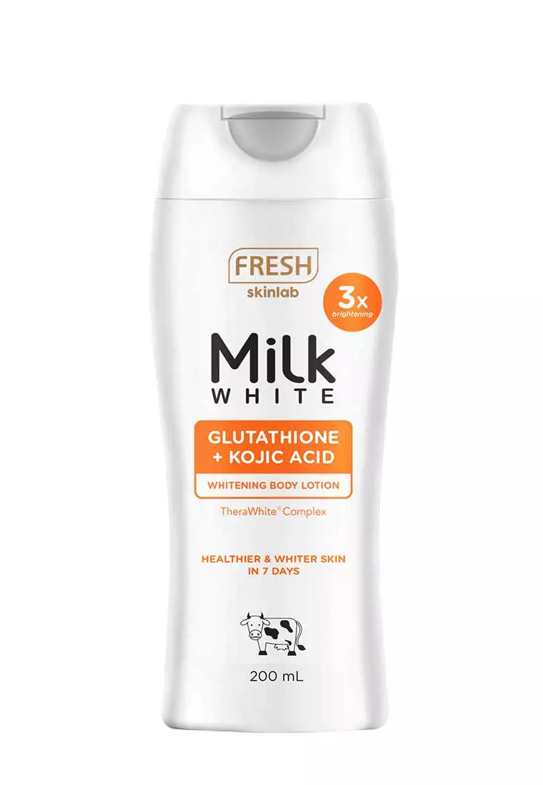 Buy Fresh Philippines Fresh Skinlab Milk White Glutatione + Kojic Whitening  Body Lotion 200ml - with Glutathione, Kojic Acid, Milk Proteins,  Moisturizing, Whitens Skin in 7 Days, Healthy Glowing Skin 2023 Online |  ZALORA Philippines