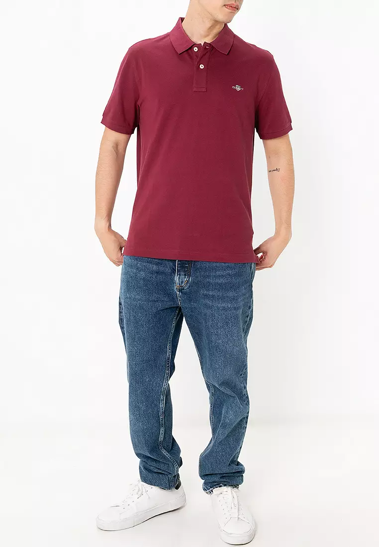 Regular Fit Shield Piqué Polo Shirt