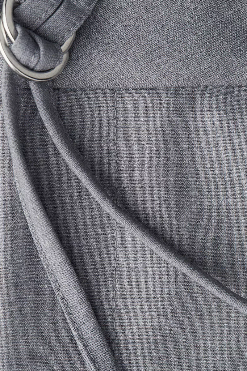 Belted tailored trousers