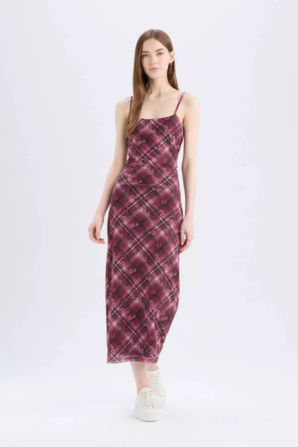 Claret Red Dress