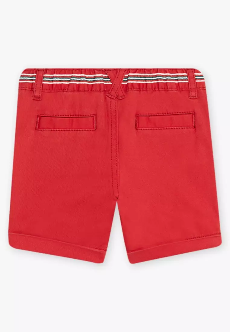 Buy Sergent Major Brick Red Twill Shorts 2024 Online ZALORA