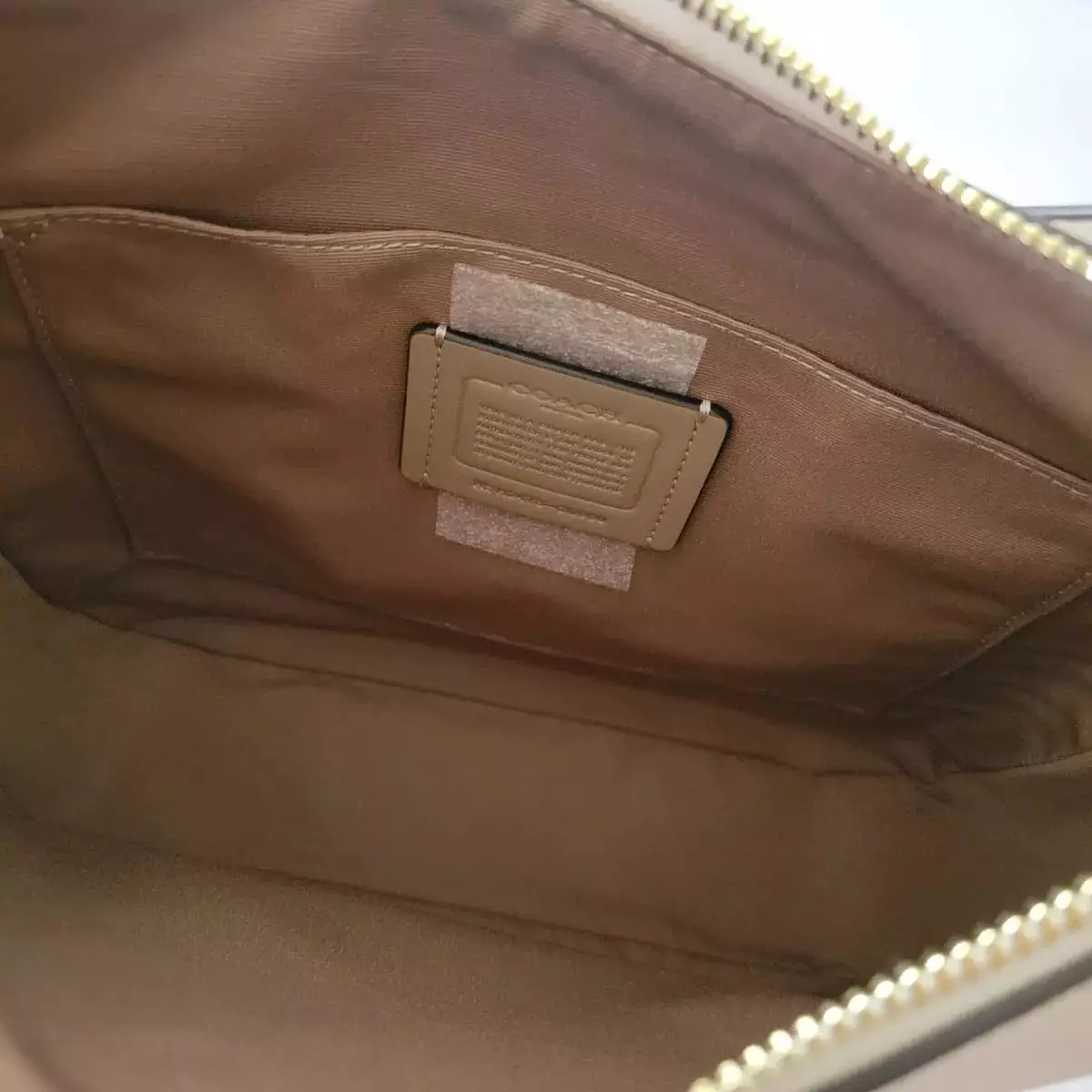 CU960 Coach Ellie file Pebble Leather Chalk