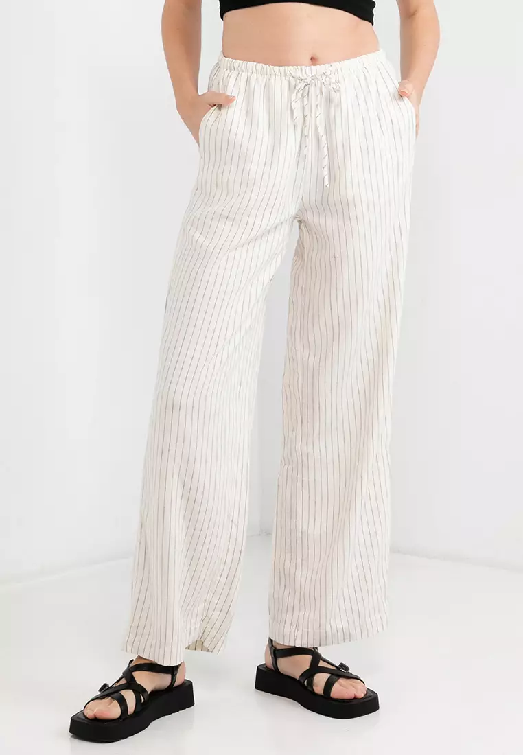 Buy Cotton On Haven Asia Fit Wide Leg Pants Online ZALORA Malaysia