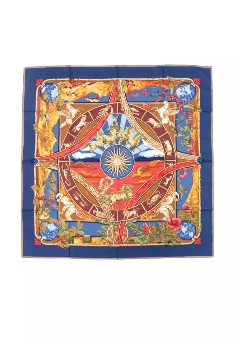 Hermes Pre-Loved Hermès Rythmes Du Monde Silk Scarf 90 2026 | Buy