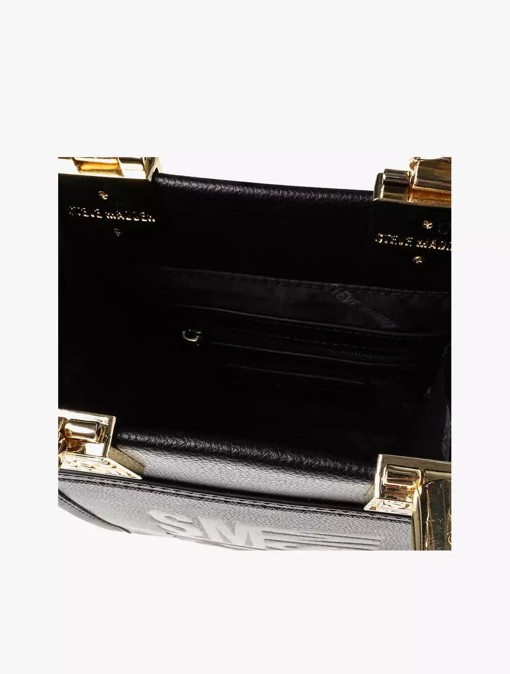 Steve Madden BWEALTH Women's Crossbody Bag- Black - Black