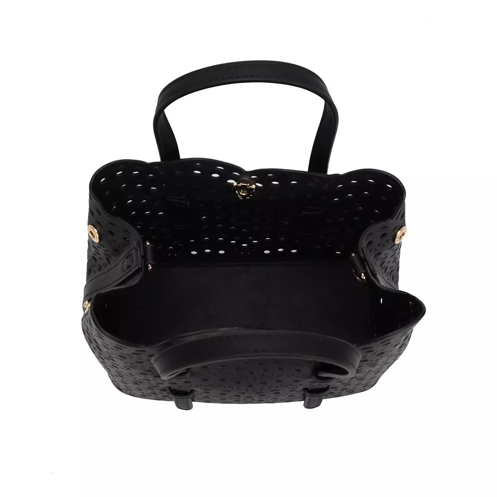 En-ji Sosan Handbag Wanita Warna Black