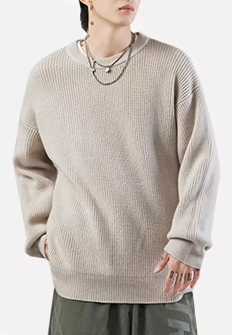 Pullover discount round neck