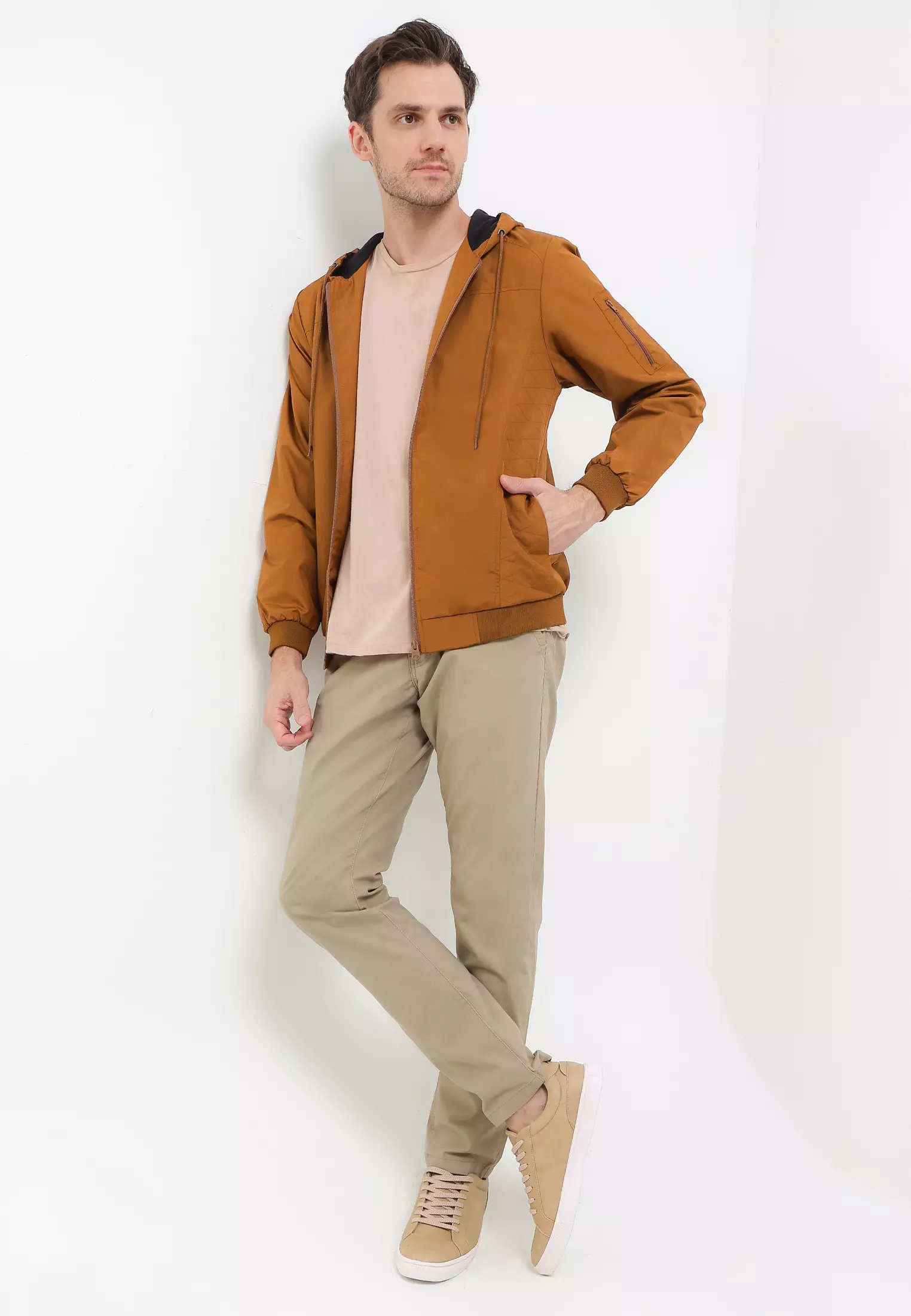 Cressida Casual Jacket Nylon Mustard - VB024K