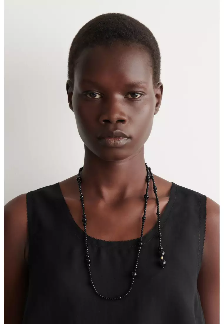 BEADED AGATE NECKLACE